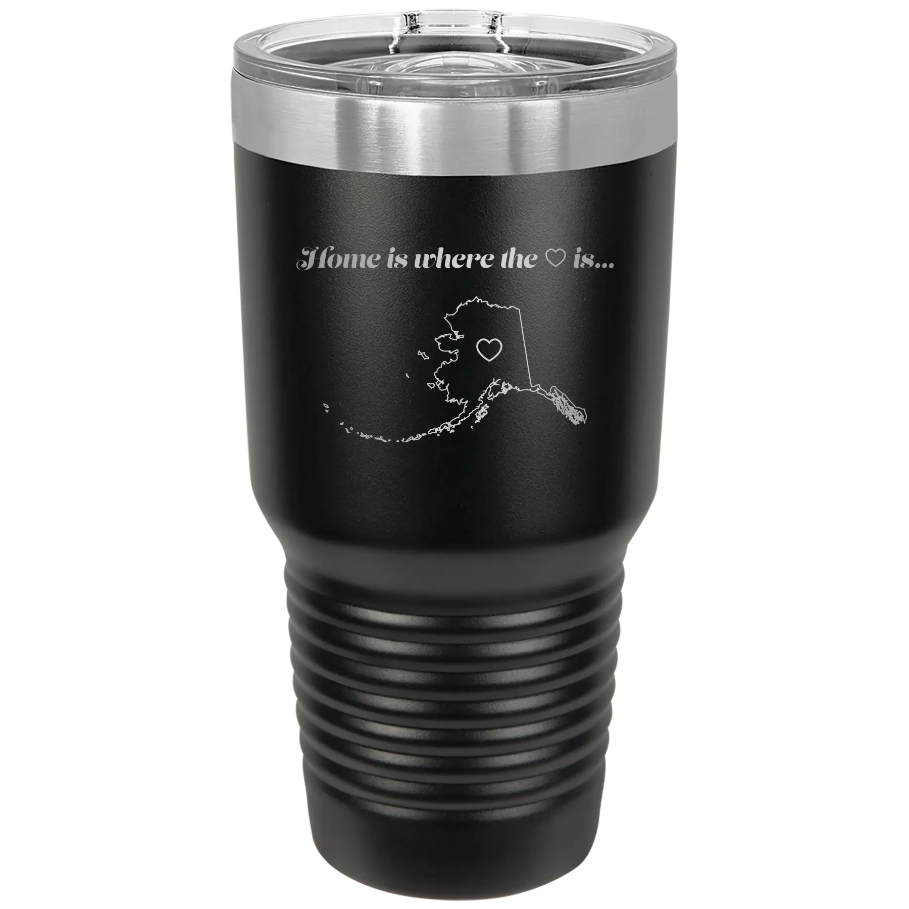 Alaska Heart 30 oz Tumbler | Black