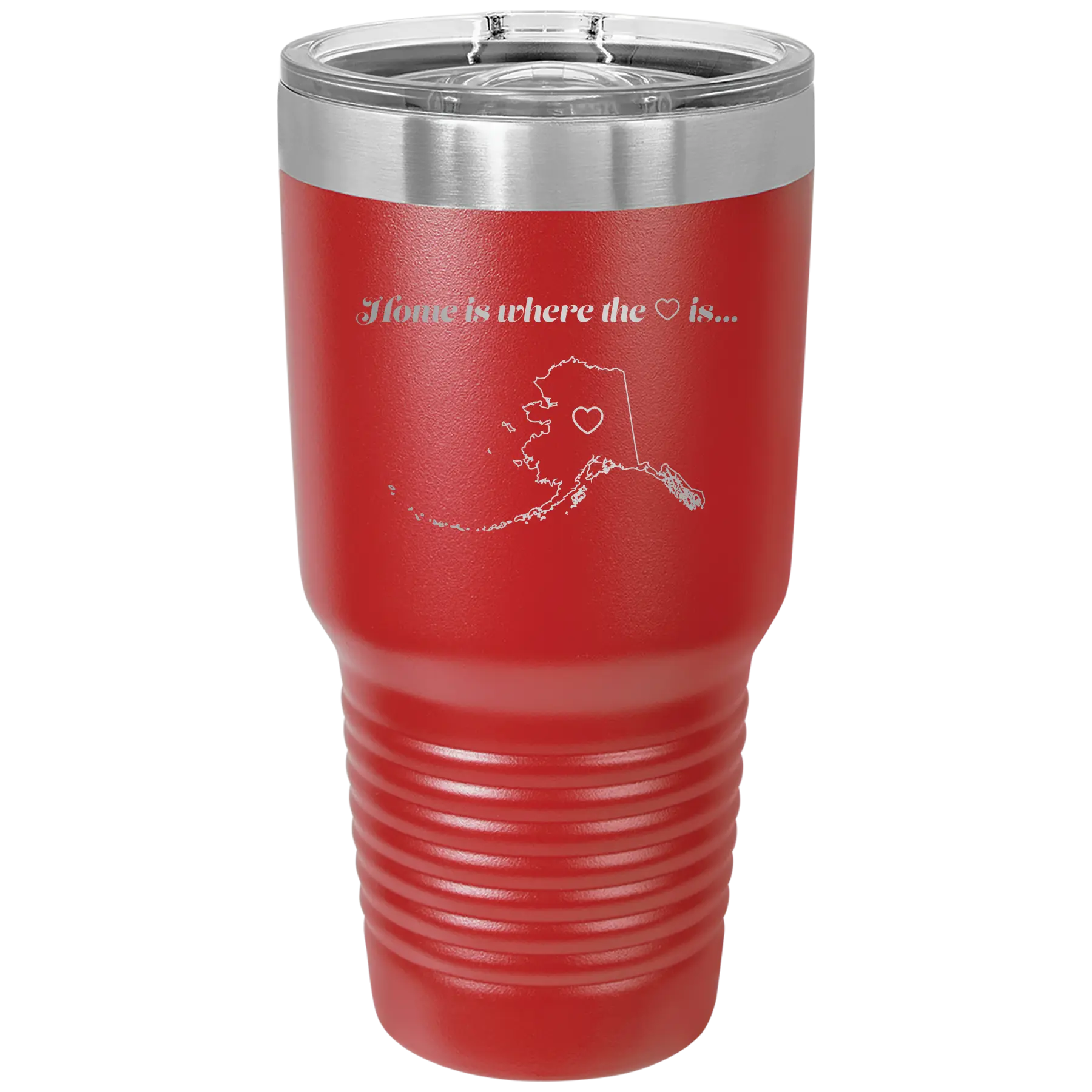 Alaska Heart 30 oz Tumbler | Red