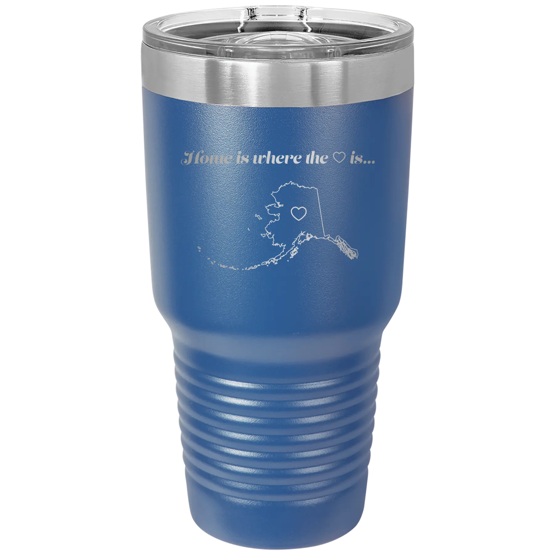 Alaska Heart 30 oz Tumbler | Royal Blue