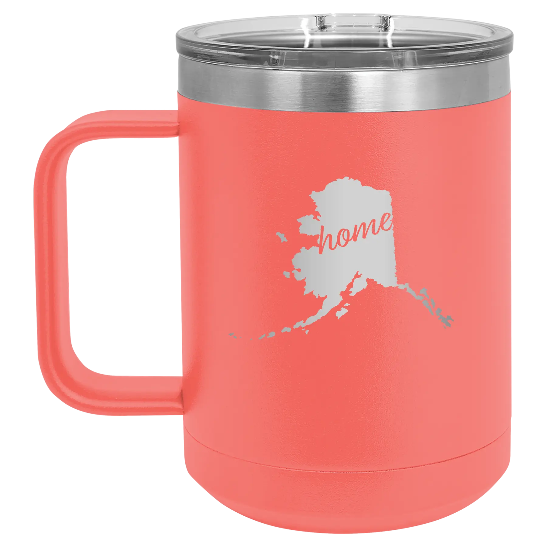 Alaska Home 15 oz Mug | Coral