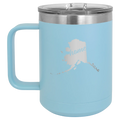 Alaska Home 15 oz Mug | Light Blue