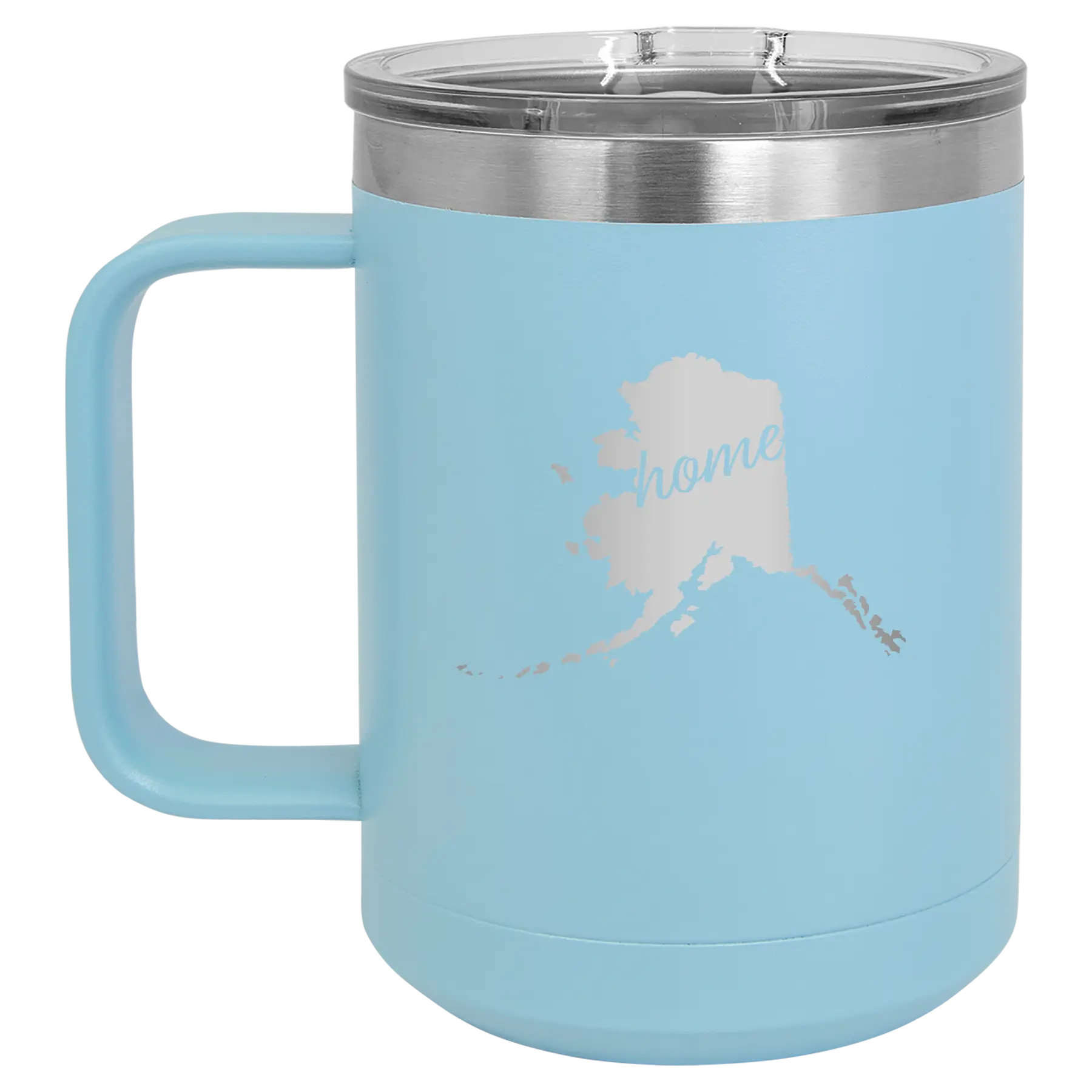 Alaska Home 15 oz Mug | Light Blue