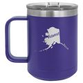 Alaska Home 15 oz Mug | Purple