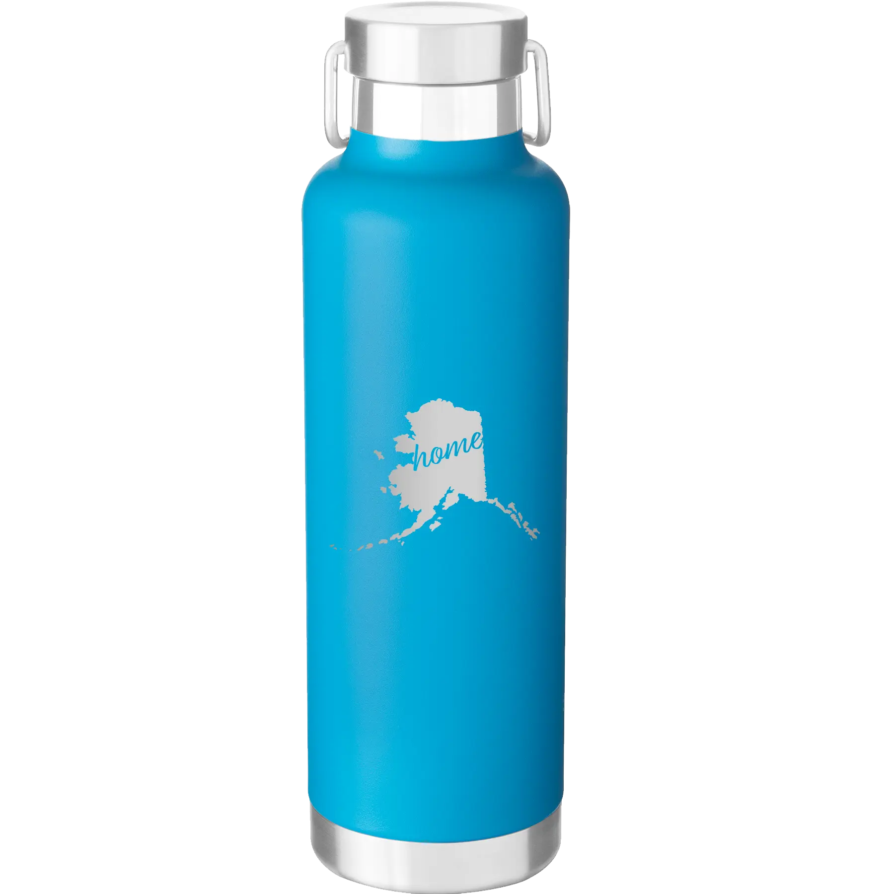 Alaska Home 24 oz Water Bottle | Aqua