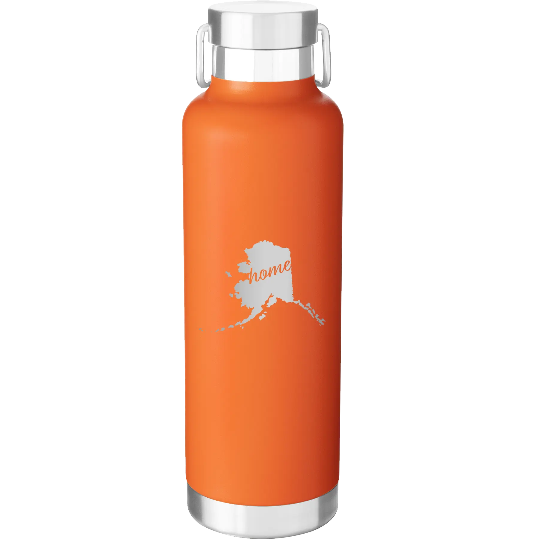 Alaska Home 24 oz Water Bottle | Orange