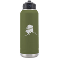 Alaska Home 32 oz Water Bottle | Olive Green