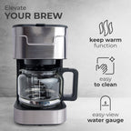 Coffee Maker (5-Cup) w/ Scoop, KFCM02